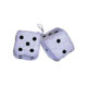 www.oliver-racing-us-parts.de - FUZZY DICE 6CM WEIß