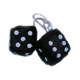 www.oliver-racing-us-parts.de - FUZZY DICE 7CM SCHWARZ