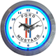 www.oliver-racing-us-parts.de - NEON UHR -MUSTANG/WEISS